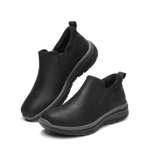 Women slip ankle boots - slip, on