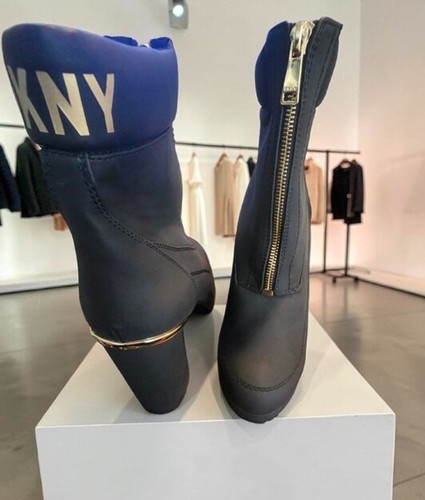 Dkny black platform logan - platform,